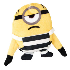 Obesek pliš z žepkom na zadrgo Minion, 14cm