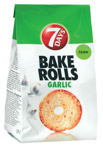 Prepečenec Bake Rolls, česen, 80 g