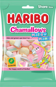 Bonboni Haribo, Mallow mania, 175 g