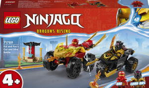 Lego Ninjago, Spopad med Kaijem v avtu in Rasom na motorju