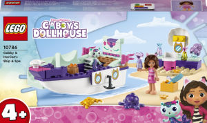 Lego Gabby’s Dollhouse, Ladja in spa za Gabi in MorMucko