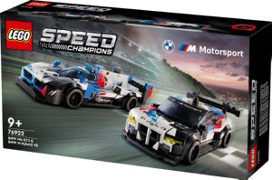 Lego Speed Champions, Dirkalna avtomobila, BMW M4 GT3 in BMW M Hybrid V8