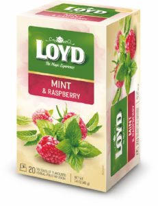 Čaj Loyd, meta z malino, 40 g