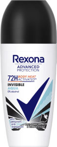 Antiperspirant roll – on Rexona, Advance Protection Invisible Aqua, 50 ml