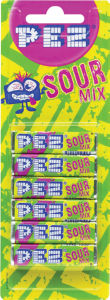 Bonboni Pez, sour, mix,6/1, 51 g