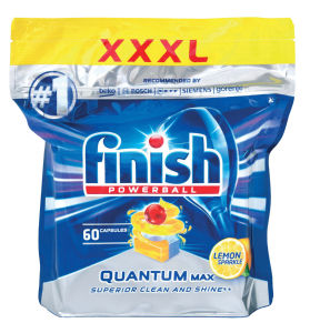 Tablete Finish, Quantum, lemon, 60/1