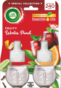 Osvežilec Air Wick, električno polnilo, Fruity Winter Punch, 2 x 19 ml