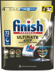 Kapsule Finish, Ultimate Plus, All in 1 Regular, 72/1