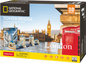 Puzzle Cubicfun 3D, Tower Bridge v Londonu