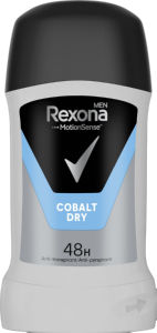 Dezodorant Rexona, Cobalt, v stiku, moški, 50 ml