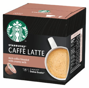 Kava Nescafe Dolce Gusto, Starbucks Caffe Latte, v kapsulah, 121.2 g
