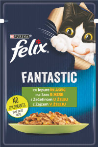 Felix za mačke mokra hrana, zajec, 85 g