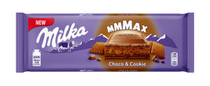 Čokolada mlečna Milka, Choco & Cookie, 300 g