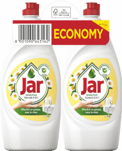 Detergent Jar, Sensitive, kamilica & vitamini, 2 x 900 ml