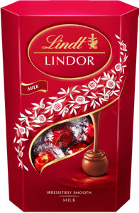 Bonbonjera Lindor, mlečne kroglice, 337 g