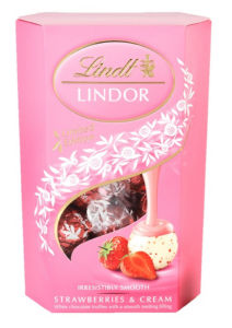 Bonbonjera Lindor, jagoda, 200 g