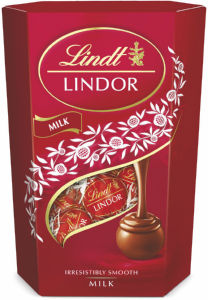 Bonboniera čokoldna mlečna Lindt, kroglice, 137 g