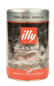 Kava Illy, rdeča, mleta, ploč., 250g