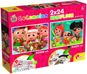 Puzzle Lisciani, maxi, talne, Cocomelon, 2v1, 2×24