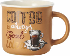 Lonček Mug, Star Coffee, porcelan, sort. barve, 360 ml