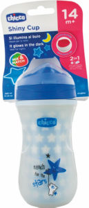 Lonček Chicco, shiny cup, moder, 12m+