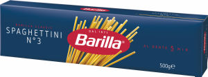 Testenine Barilla, špageti, št. 3, 500 g