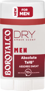 Dezodorant Borotalco, stick, Amber Scent, moški, 40 ml