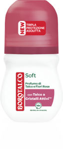 Dezodorant Borotalco, roll-on, Soft, ženski, 50 ml