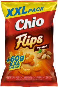 Flips Chio, z arašidi, XXL, 200 g + 60 g