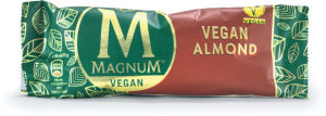 Sladoled Magnum, mandelj, vegan, 90 ml