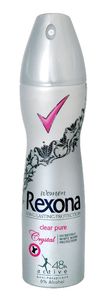Dezodorant spray Rexona, Invisible Pure, 150 ml