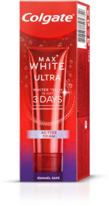 Zobna pasta Colgate, Max white, ultra active foam, 50 ml