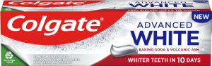 Zobna krema Colgate, Advence Whit Soda & Ash, 75 ml