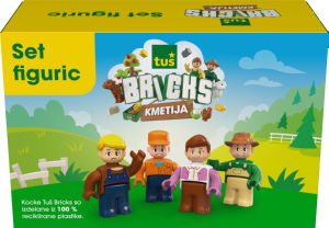 Kocke Bricks, kmetija, set figuric