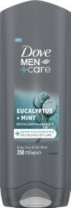 Gel za prhanje Dove, Eucalyptus, mint, moški, 250 ml