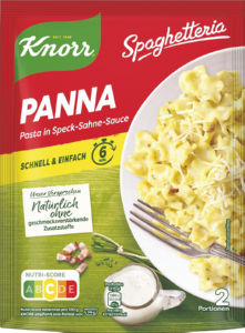 Testenine instant Knorr, Spaghetteria, smetana, 163 g