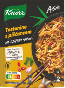 Testenine instant Knorr, s piščancem na azijski način, 121 g