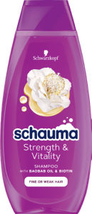 Šampon Schauma, strenght & vitality, 400 ml