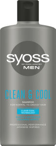 Šampon za lase Syoss Men Cool & clean, 440 ml