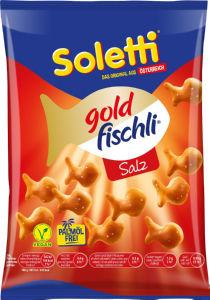 Ribice Soletti, Gold Fischli, slani, 100 g