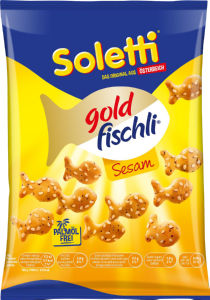 Ribice Soletti, Gold Fishli, sezam, 100 g