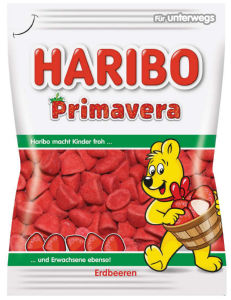 Bonboni Haribo, jagoda, 100 g