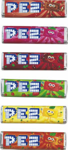 Bonboni Pez, mix, 8,5 g