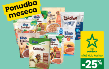 Ponudba meseca: Čokolino kar 25 % ceneje