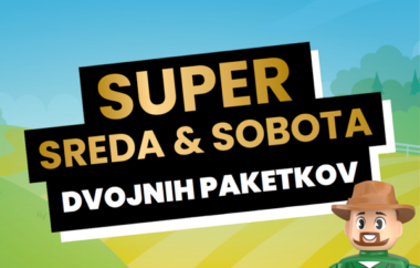 V sredo in soboto DVOJNI PAKETKI Tuš Bricks!